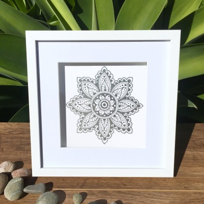 Silver II Mini Mandala